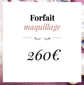 forfait maquillage mariage